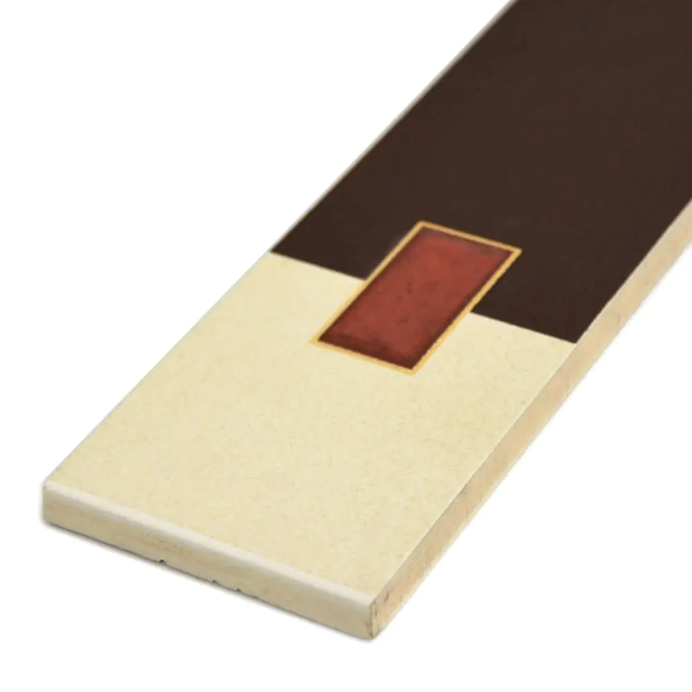 Bordüre Villeroy & Boch Nr.93 1411 WZ2B Spectrum beige braun rot 7x30 cm I.Sorte Bordüre Villeroy & Boch Nr.93 1411 WZ2B Spectrum beige braun rot 7x30 cm I.Sorte
