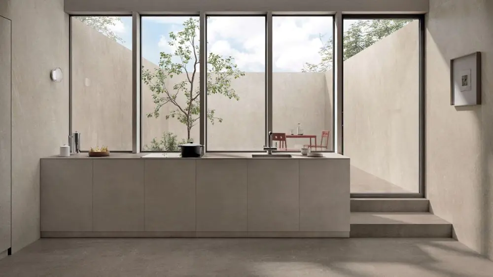 Bodenfliese Italgraniti NL01BA Natural white weiß 60x120 cm I.Sorte