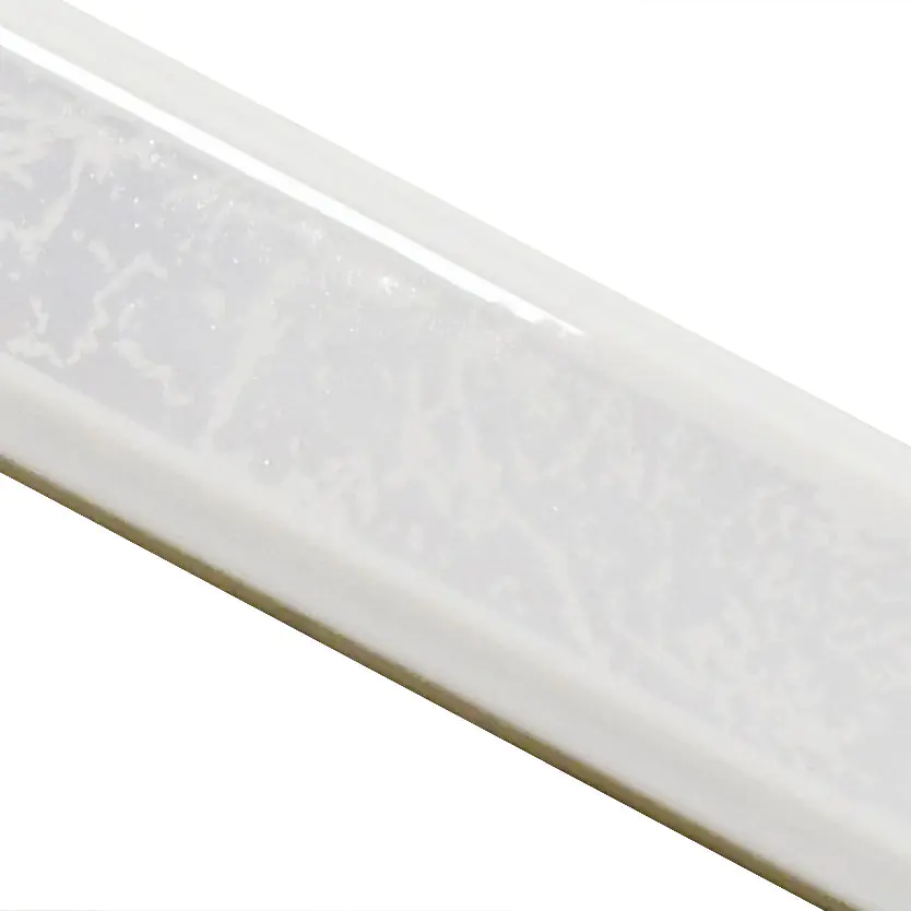 Bordüre Villeroy & Boch Nr.775 1453 EM41 Illusion weiß silber grau 6,5x20 cm I.Sorte