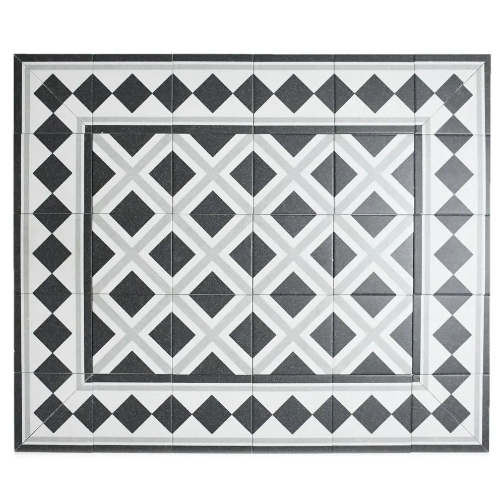 Bordüre Villeroy & Boch 2220 AM9B Alt Mettlach 2.0 mehrfarbig 20x20 cm I.Sorte