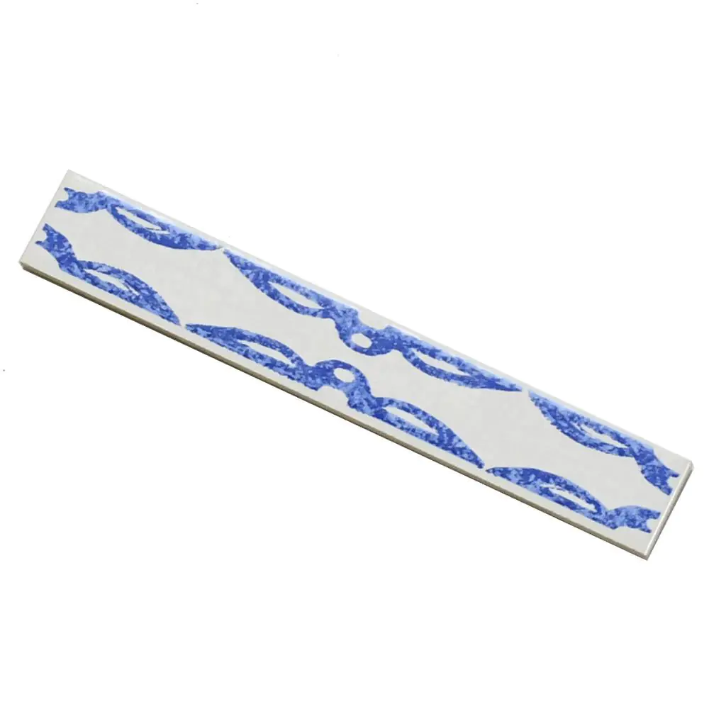 Bordüre Villeroy & Boch Nr.741 1643 KM30 Memories mehrfarbig weiß blau 3x20 cm I.Sorte