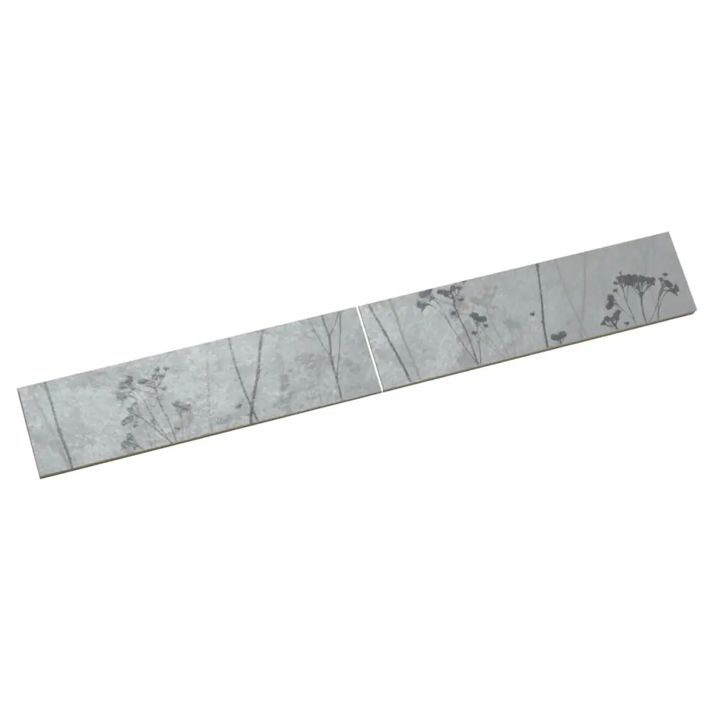 Bordüre Agrob Buchtal Nr.200 239177 Cava 2er Set silber metallic 6,5x25 cm I.Sorte Bordüre Agrob Buchtal Nr.200 239177 Cava 2er Set silber metallic 6,5x25 cm I.Sorte