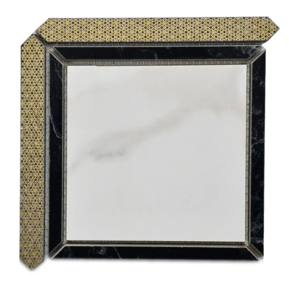 Wandfliese Dekor Villeroy & Boch 2041 ZN2P Nocturne gold 21x21 cm I.Sorte