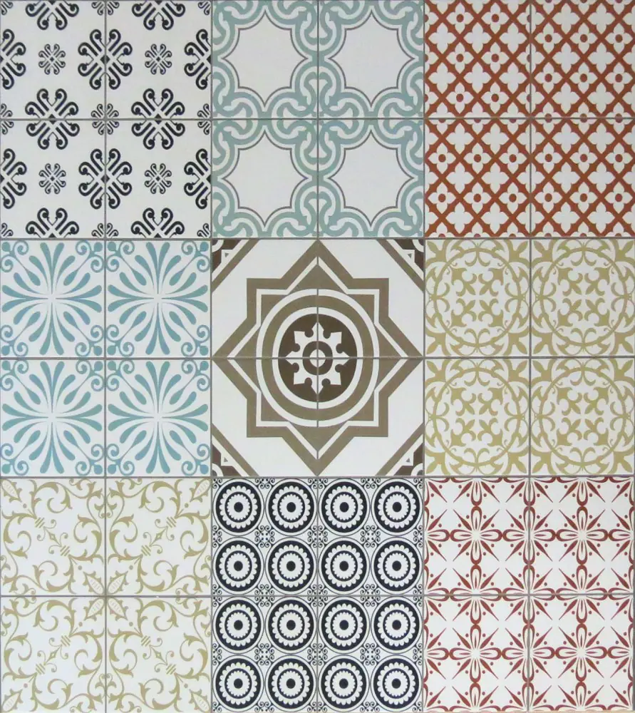 Bodenfliese Dekor Klingenberg 50210 antique pisa 4er Set creme braun 20x20 cm I.Sorte Bodenfliese Dekor Klingenberg 50210 antique pisa 4er Set creme braun 20x20 cm I.Sorte