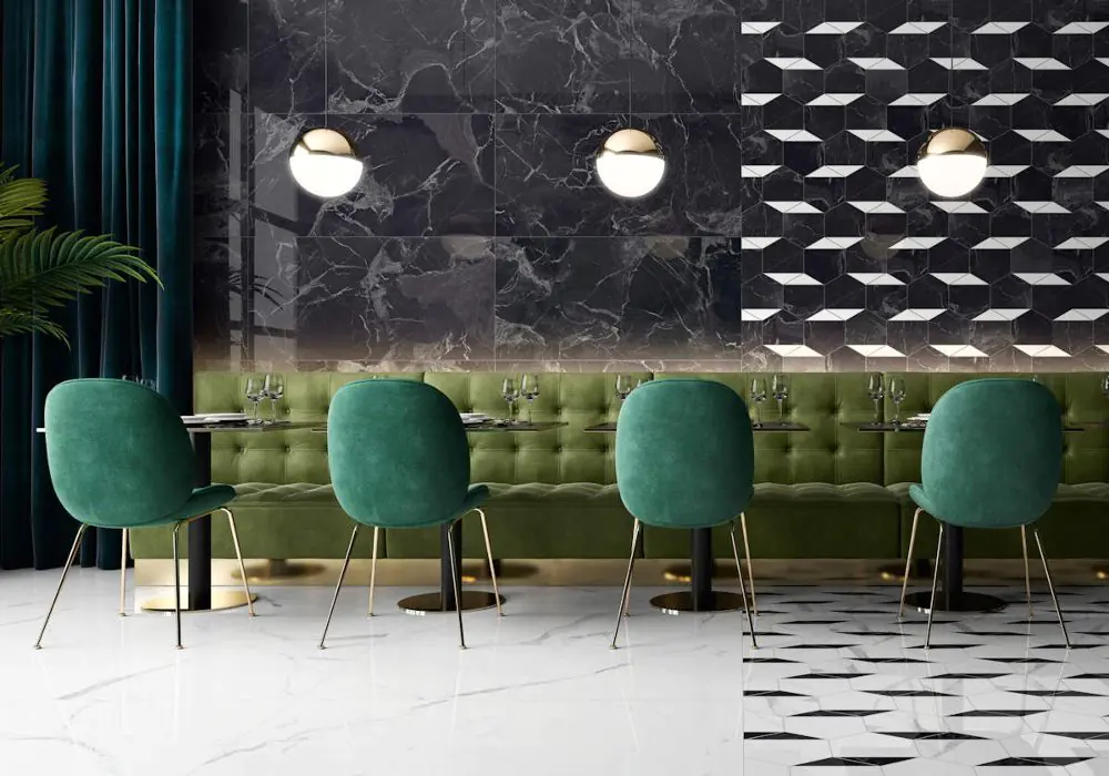 Wandfliese Dekor Villeroy & Boch 2044 ZN1P Nocturne white 60x60 cm I.Sorte