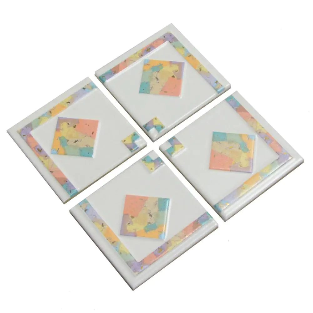 Mosaik Einleger Jasba 1480 Laura 4er Set weiß mehrfarbig 10x10 cm I.Sorte Mosaik Einleger Jasba 1480 Laura 4er Set weiß mehrfarbig 10x10 cm I.Sorte