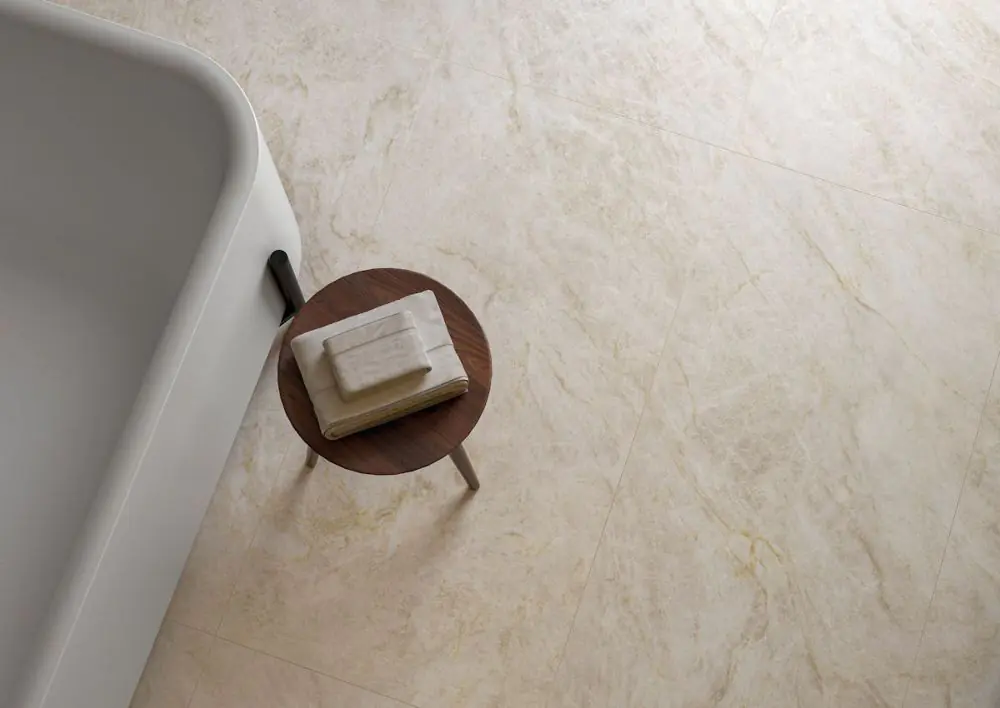 Bodenfliese Cifre Taj Mahal nature mate beige weiß 60x120 cm I.Sorte