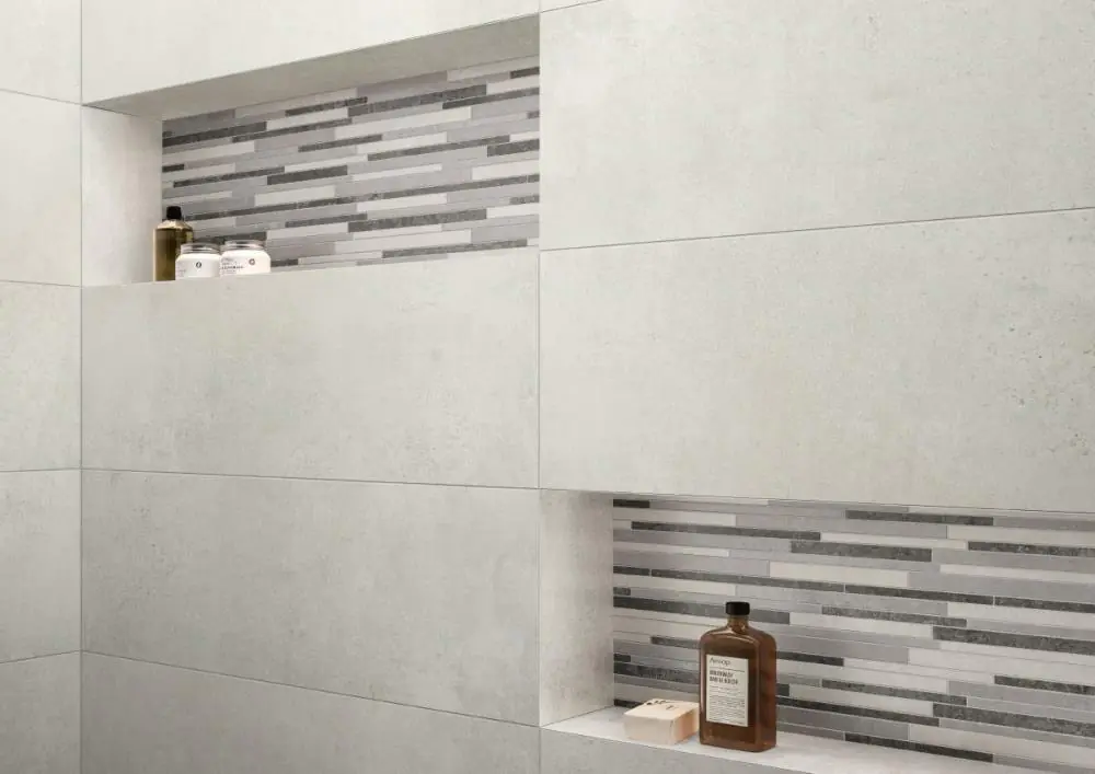 Wandfliese Villeroy & Boch 1394 AL10 Atlanta light alabaster creme weiß 33x100 cm I.Sorte
