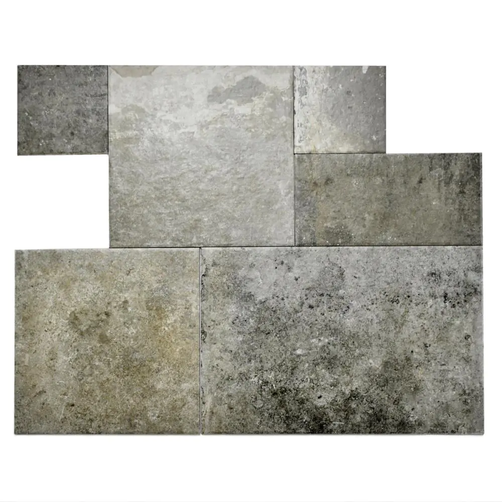 Bodenfliese Rondine J92467 Windsor taupe dunkelgrau 6er Set kit multiformato I.Sorte