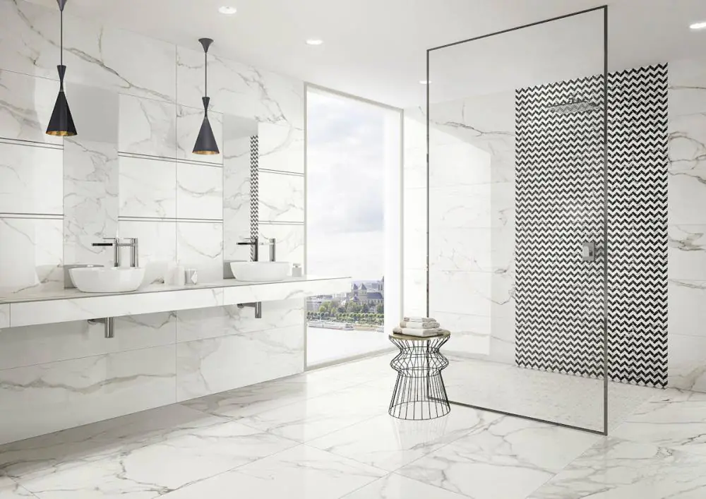 Wandfliese Villeroy & Boch 1513 MR00 Marmochic essential white grau weiß 30x90 cm I.Sorte Wandfliese Villeroy & Boch 1513 MR00 Marmochic essential white grau weiß 30x90 cm I.Sorte