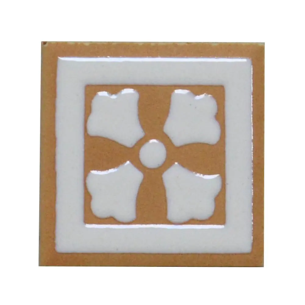 Mosaik Einleger Gaya Manises Dekor D Blume Ton braun weiß 5x5 cm I.Sorte Mosaik Einleger Gaya Manises Dekor D Blume Ton braun weiß 5x5 cm I.Sorte