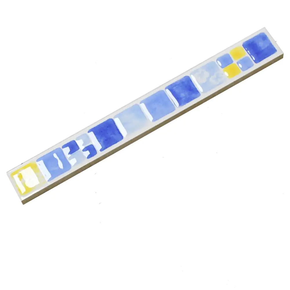 Bordüre Villeroy & Boch Nr.748 1454 KC26 Multiply Arctica blau weiß gelb 3x25 cm