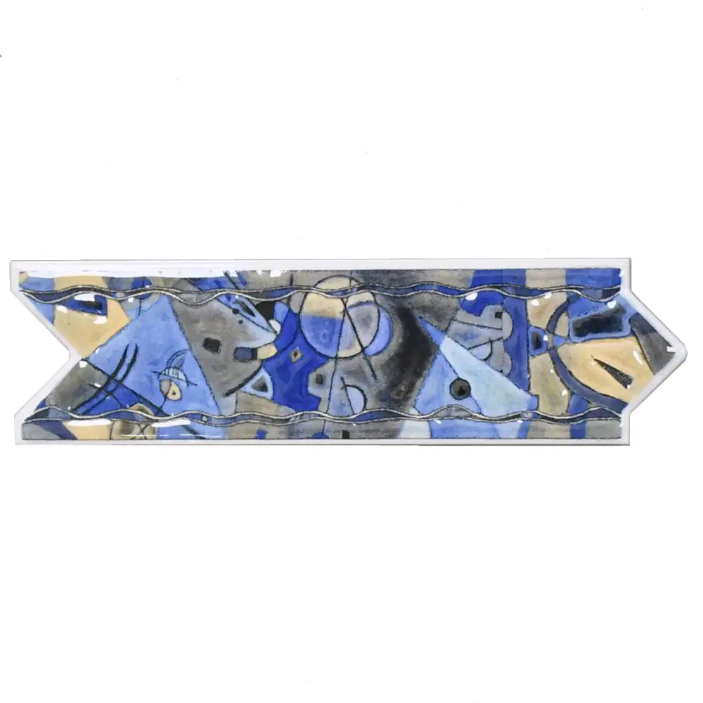 Bordüre APE Ceramica Nr.629 Dali azul mehrfarbig 6x20 cm