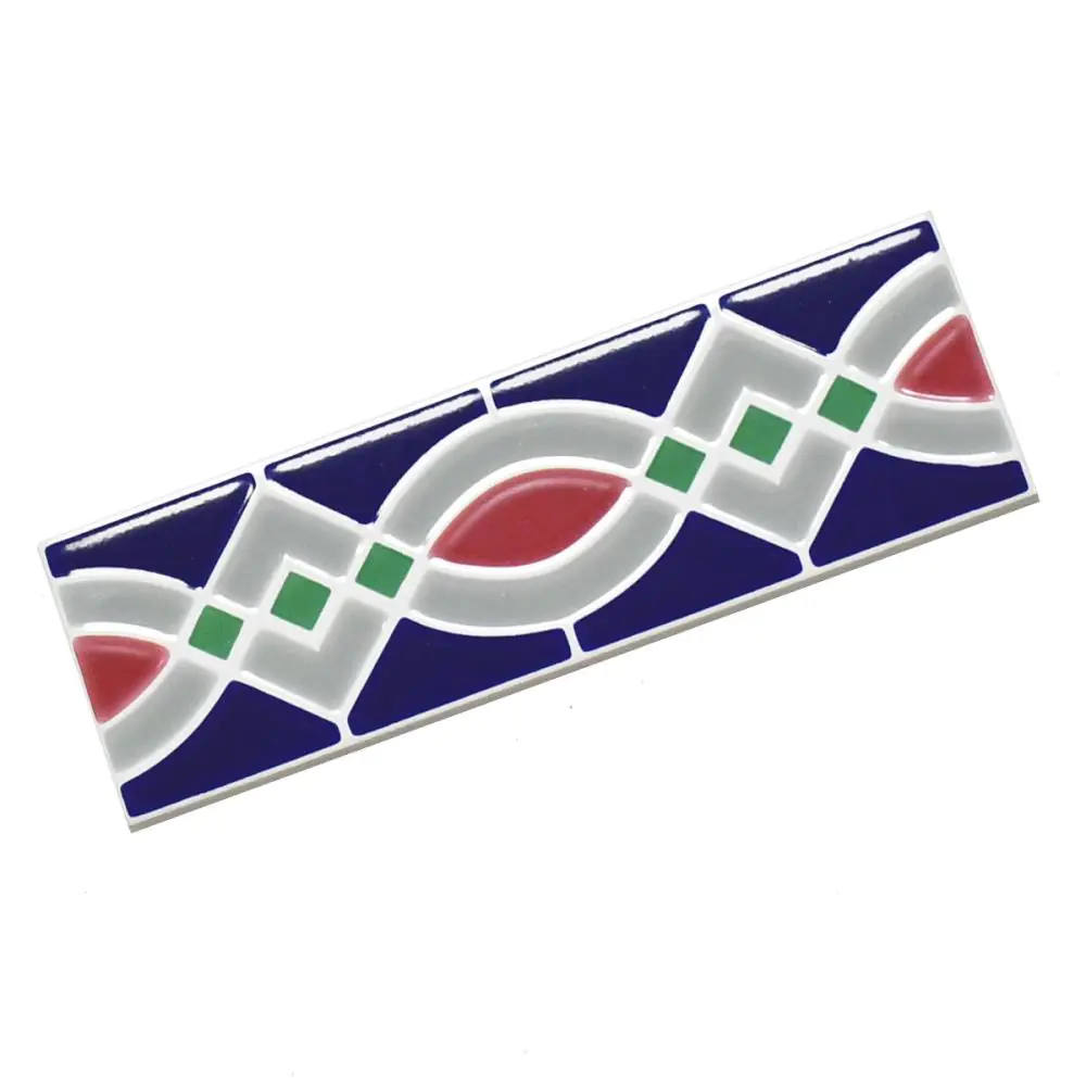 Bordüre Villeroy & Boch Nr.986 1483 SH78 Creative System Tanger mehrfarbig 6,5x20 cm I.Sorte