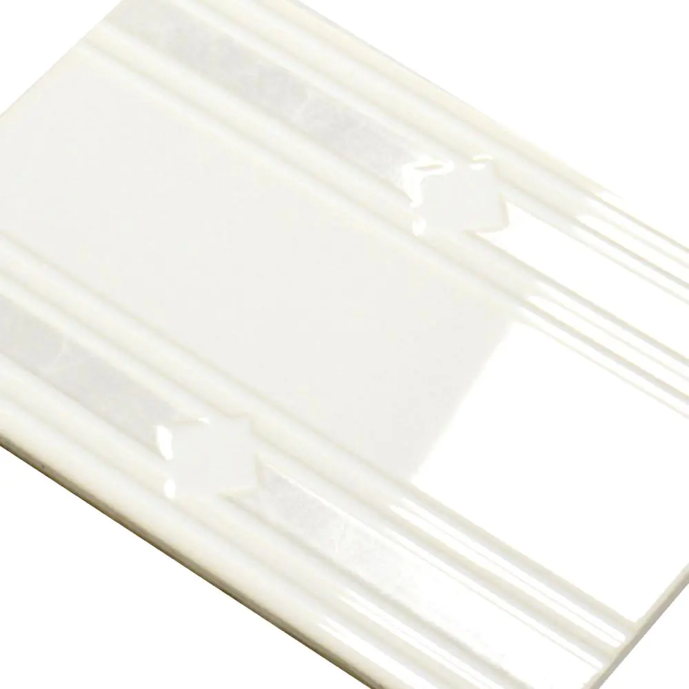 Bordüre Villeroy & Boch Nr.455 1351 P19G weiß creme grau 20x30 cm