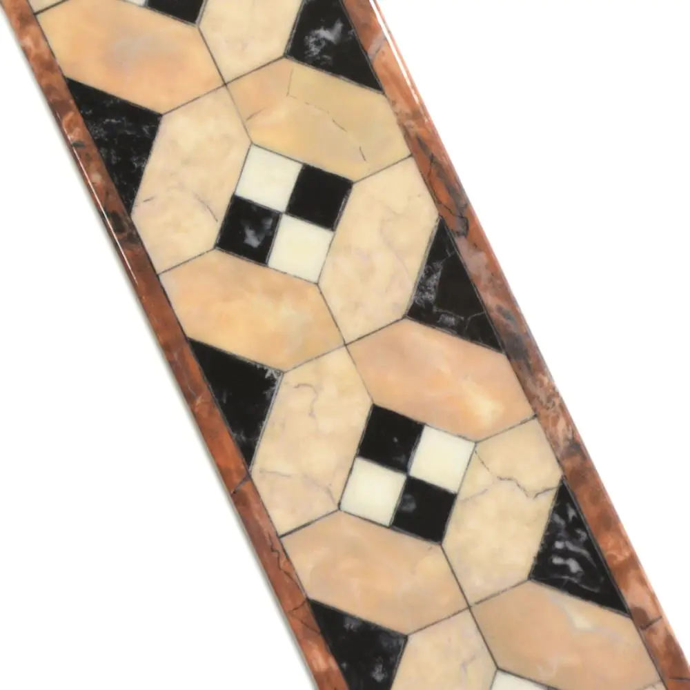 Bordüre Villeroy & Boch 1456 TL22 Palazzo Vecchio rot beige schwarz 7,5x25 cm I.Sorte Bordüre Villeroy & Boch 1456 TL22 Palazzo Vecchio rot beige schwarz 7,5x25 cm I.Sorte
