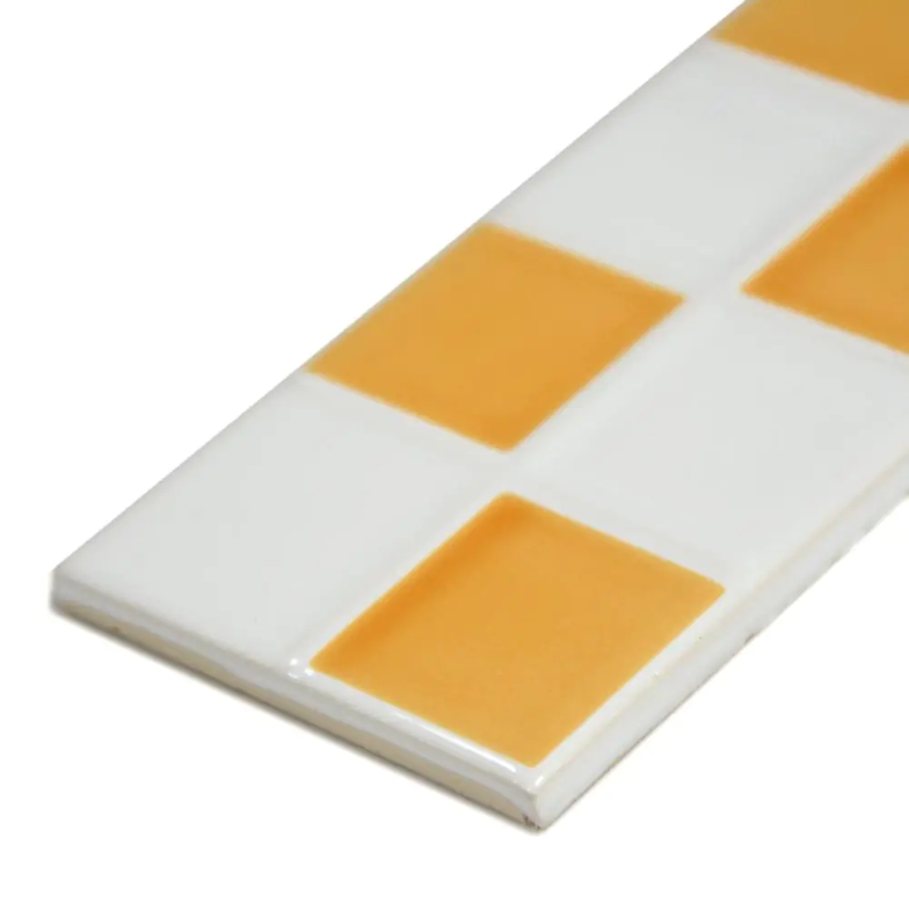 Bordüre Villeroy & Boch 1475 CS22 Creative System mandarine weiß 6,5x20 cm I.Sorte Bordüre Villeroy & Boch 1475 CS22 Creative System mandarine weiß 6,5x20 cm I.Sorte