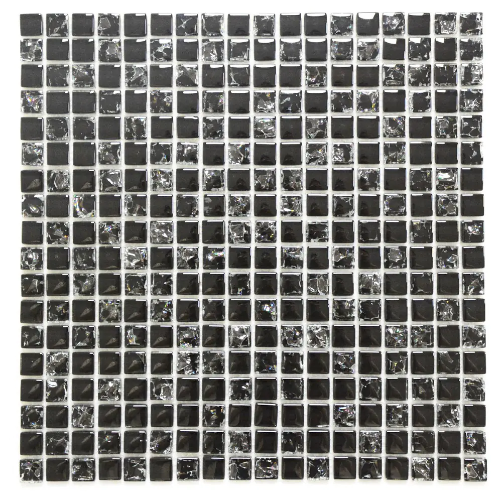 Mosaik HJ SS193 Glas schwarz 30x30 cm I.Sorte Mosaik HJ SS193 Glas schwarz 30x30 cm I.Sorte