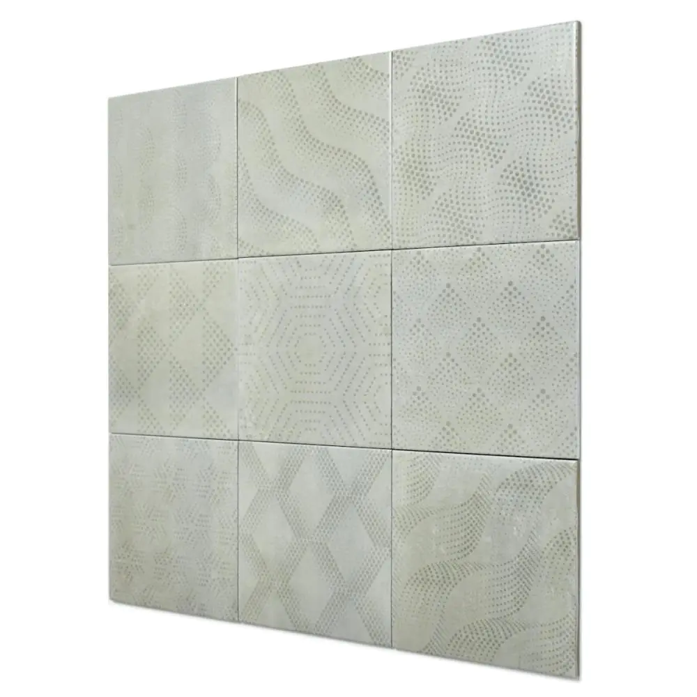 Bodenfliese Dekor Cifre Industrial silver grau 20x20 cm I.Sorte Bodenfliese Dekor Cifre Industrial silver grau 20x20 cm I.Sorte