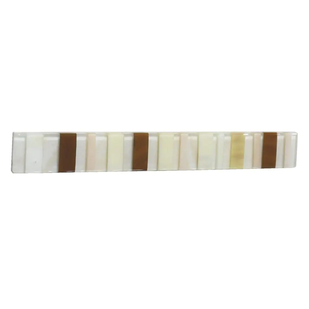 Bordüre Nr.653 creme braun Streifen 3,5x30 cm