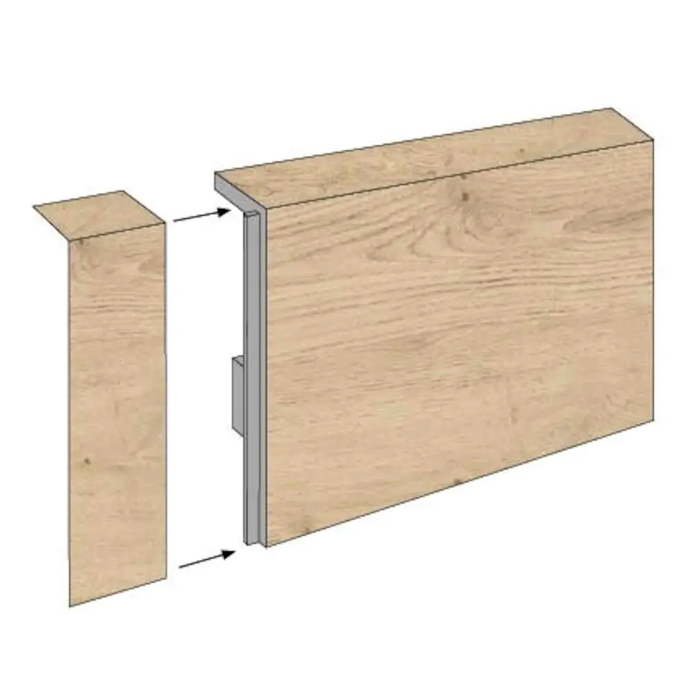 Sockelleiste Lalegno Gubbio Abschlussleiste für SPC Vinylboden