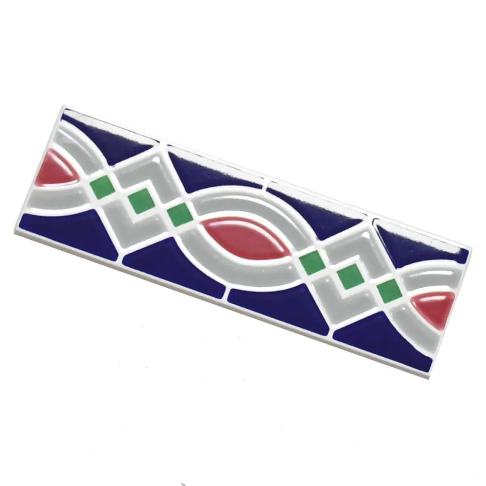 Bordüre Villeroy & Boch Nr.986 1483 SH78 Creative System Tanger mehrfarbig 6,5x20 cm I.Sorte