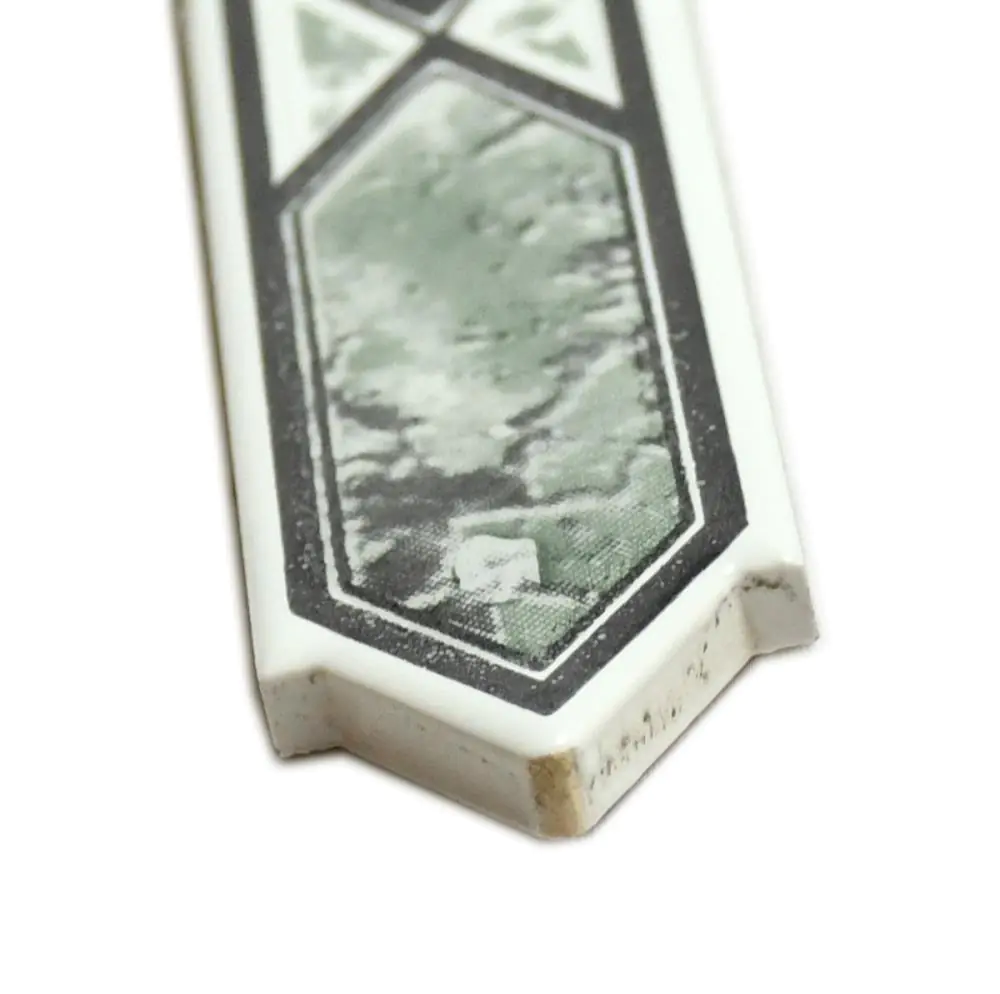Bordüre Nr.1063 0864 Leo grün schwarz weiß 3x20 cm
