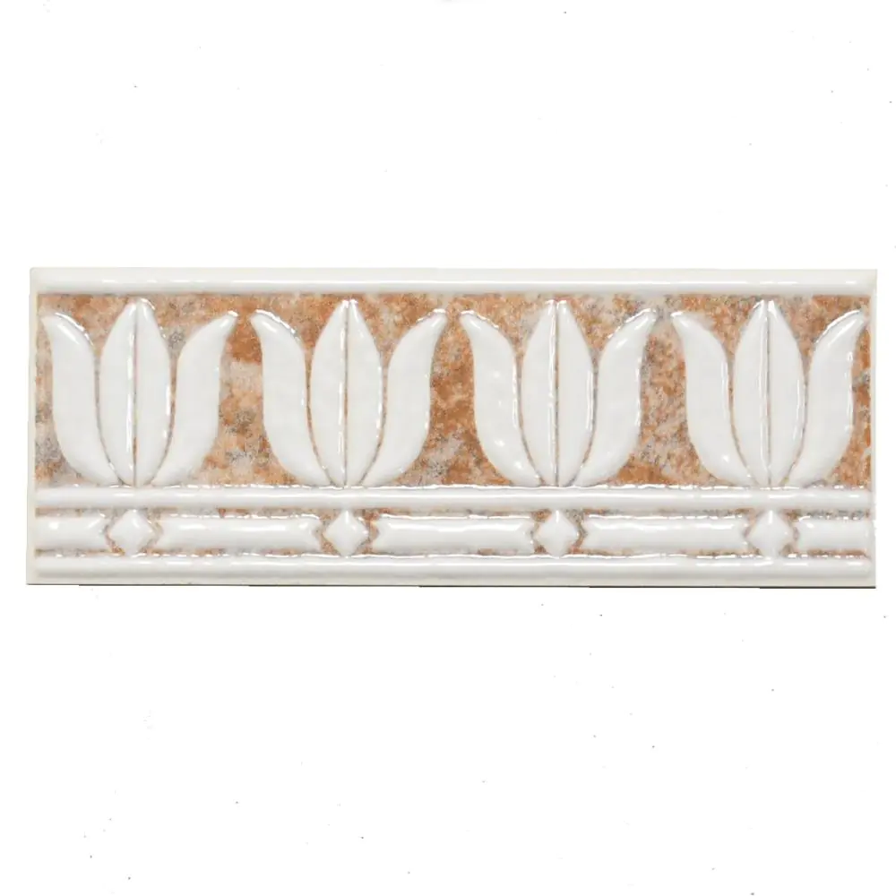 Bordüre Sphinx Nr.902 CF62111 terracotta weiß 7,5x20 cm I.Sorte Bordüre Sphinx Nr.902 CF62111 terracotta weiß 7,5x20 cm I.Sorte
