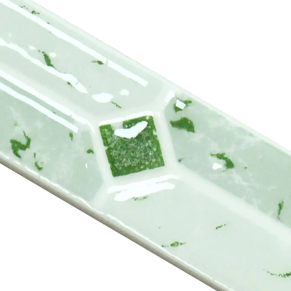 Bordüre Nr.606 LE-072 Vitrosa verde grün weiß 5x20 cm
