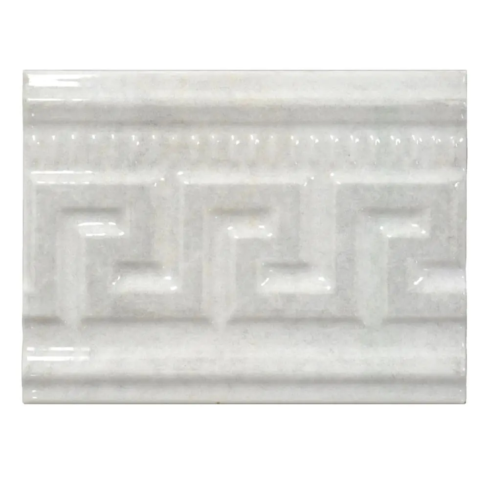Bordüre Venis Nr.428 griechisches Ornament grau 15x20 cm