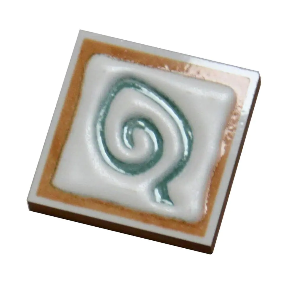 Mosaik Einleger Gaya Manises Dekor B Blatt grün weiß 5x5 cm I.Sorte Mosaik Einleger Gaya Manises Dekor B Blatt grün weiß 5x5 cm I.Sorte