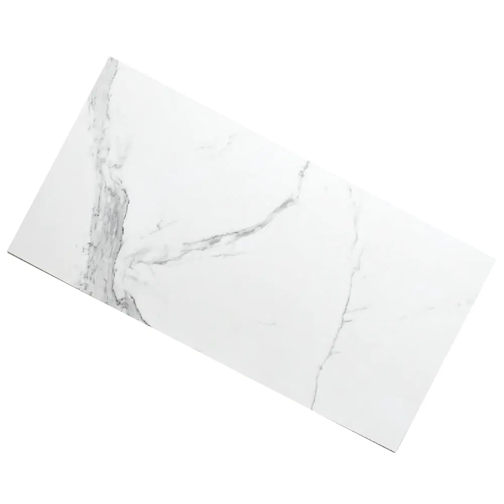 Bodenfliese Cifre Statuario brillo weiß grau 60x120 cm I.Sorte