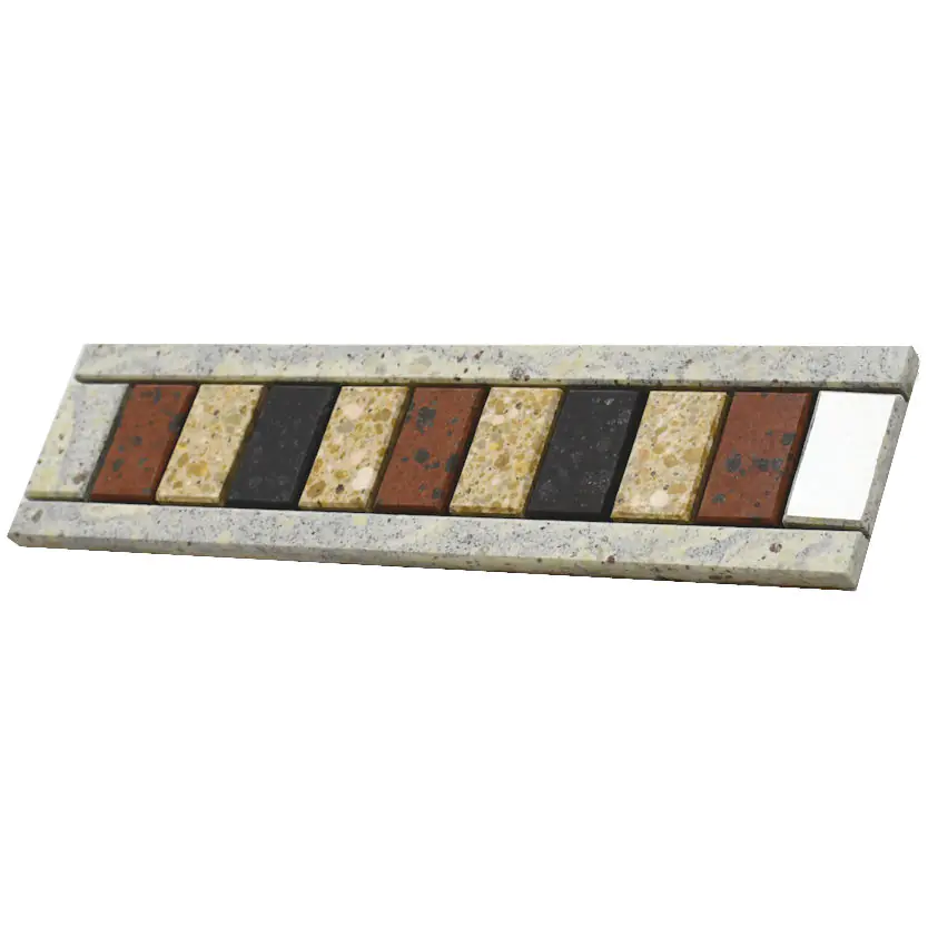 Bordüre Läufer Villeroy & Boch Nr.819 2281 GN41 Grando mehrfarbig 7,5x30 cm I.Sorte