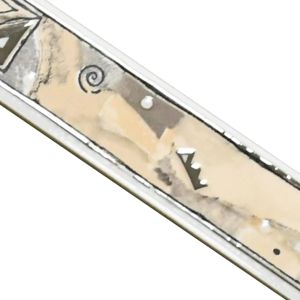 Bordüre HPH Placke Nr.637 Mini-Morella beige grau silber 3,5x25 cm