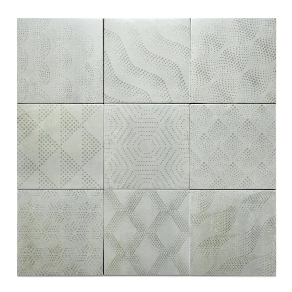 Bodenfliese Dekor Cifre Industrial silver grau 20x20 cm I.Sorte Bodenfliese Dekor Cifre Industrial silver grau 20x20 cm I.Sorte