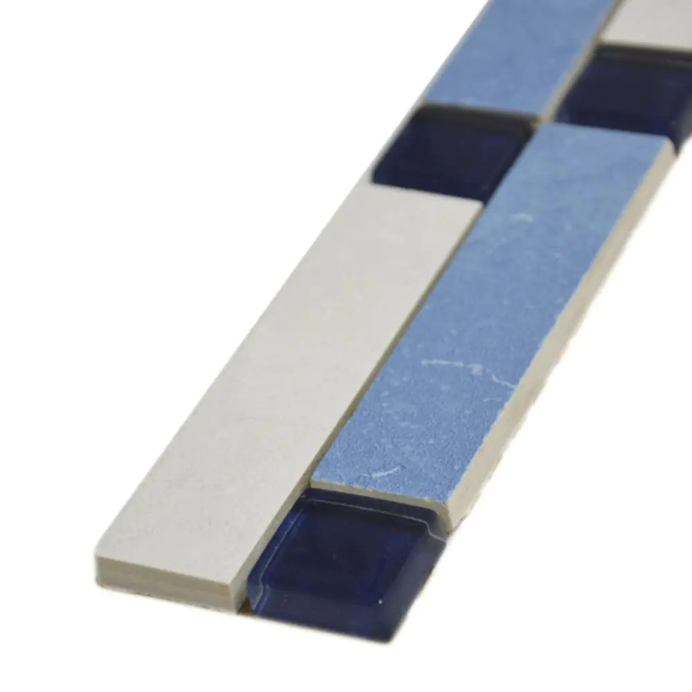 Bordüre Grohn CLI5751 Color Line blau weiß 5x25 cm I.Sorte Bordüre Grohn CLI5751 Color Line blau weiß 5x25 cm I.Sorte