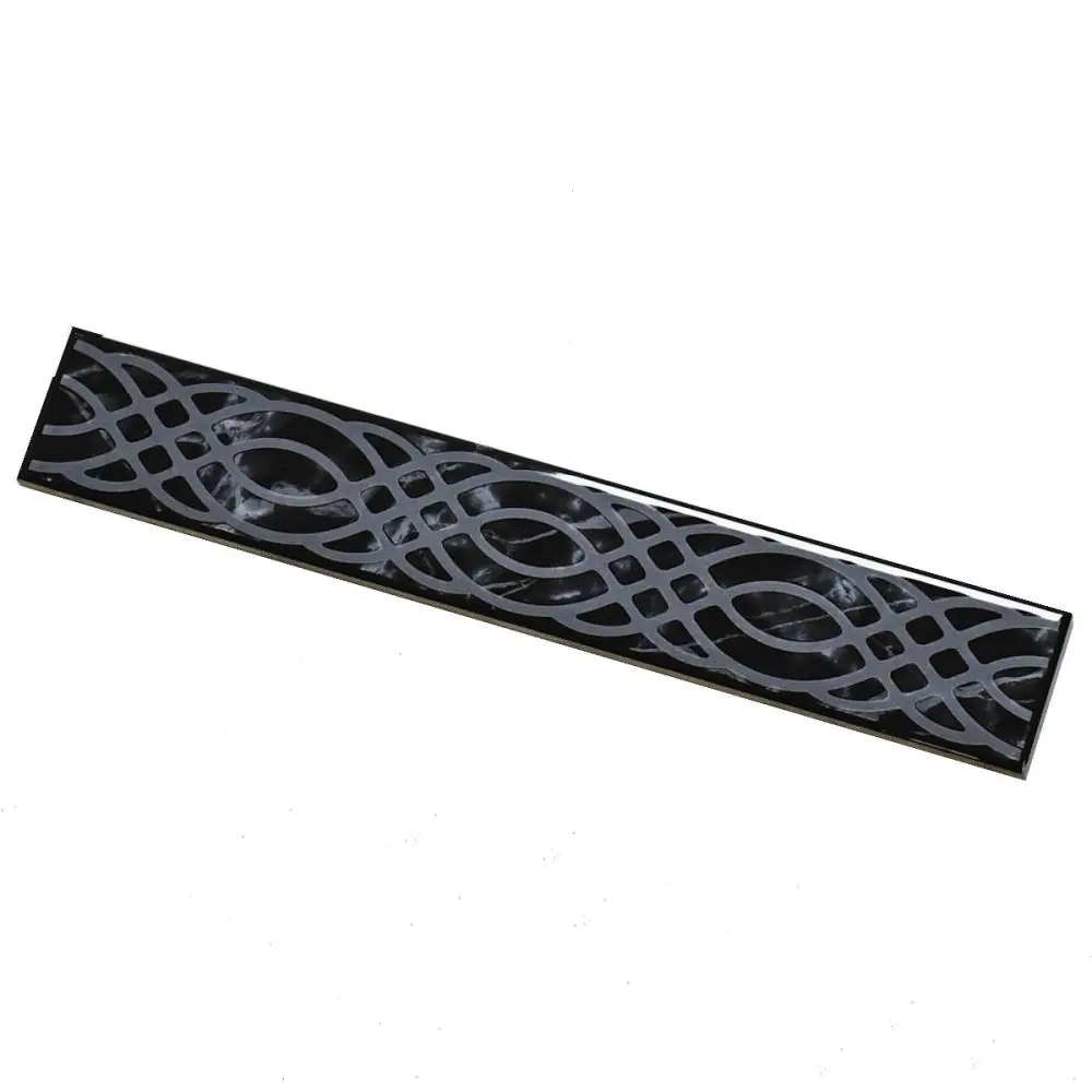 Bordüre Venis Nr.597 schwarz grau 5,3x33,3 cm