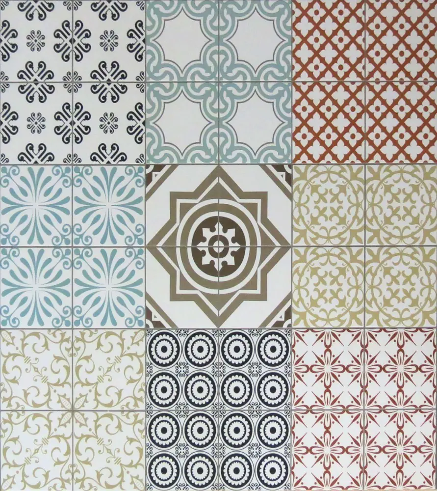 Bodenfliese Dekor Klingenberg 50219 Antique Milano braun 20x20 cm I.Sorte Bodenfliese Dekor Klingenberg 50219 Antique Milano braun 20x20 cm I.Sorte