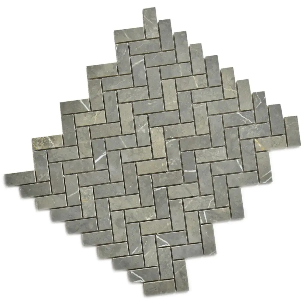 Mosaik Villeroy & Boch 2006 MR6P Marmochic deep pearl grau grün 30x30 cm I.Sorte