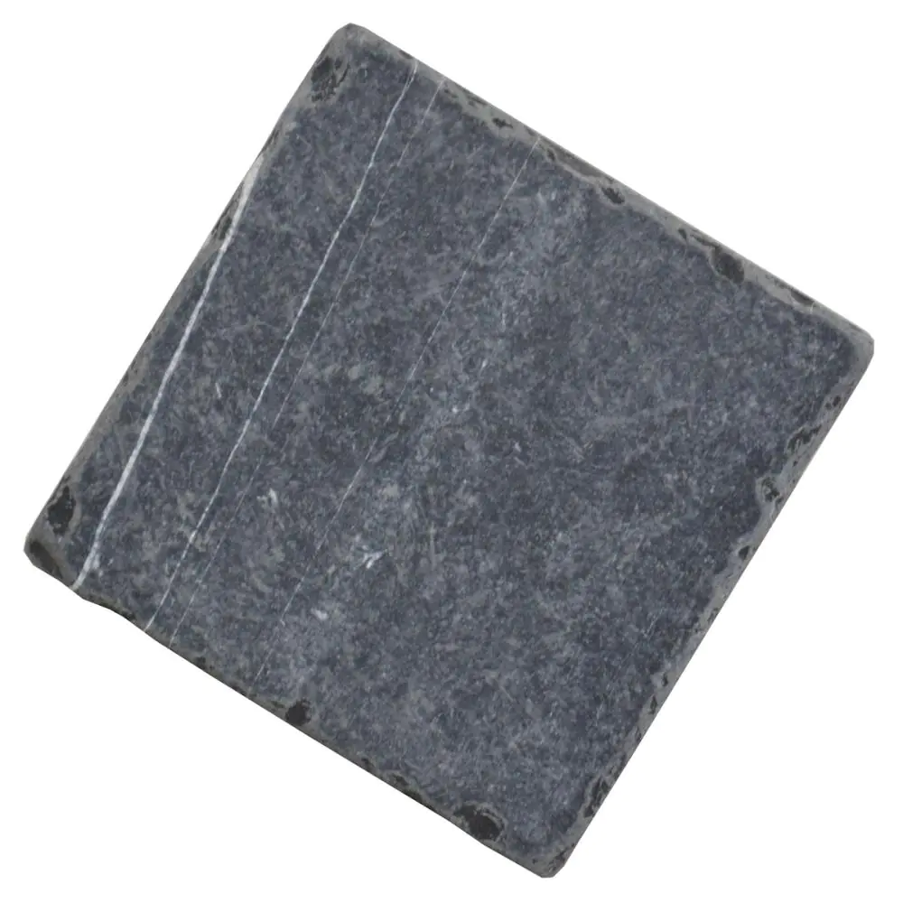Bodenfliese Marmor Made in Italy NDM030A-0 nero schwarz getrommelt 10x10 cm Bodenfliese Marmor Made in Italy NDM030A-0 nero schwarz getrommelt 10x10 cm