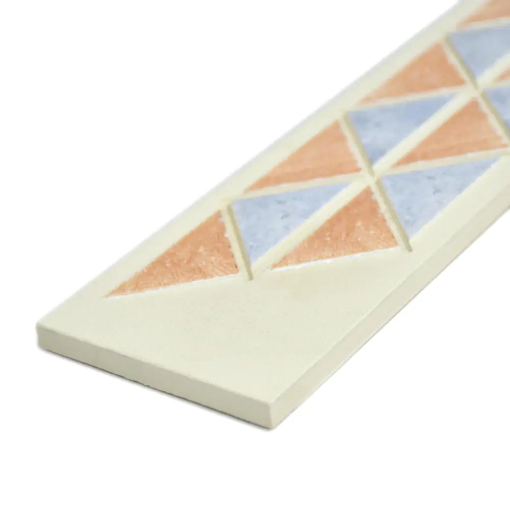 Bordüre Villeroy & Boch Nr.880 1918 WB04 White Energy creme mehrfarbig 7x30 cm I.Sorte
