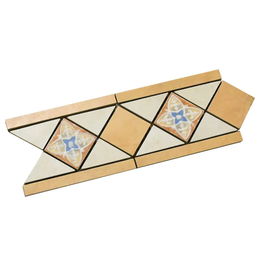 Bordüre Villeroy & Boch Nr.829 3313 FE81 Castello mehrfarbig 11,6x33 cm I.Sorte