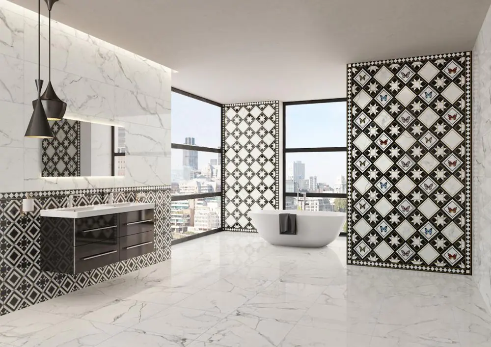 Bordüre Villeroy & Boch 1428 MKB1 Victorian gold perforated gold schwarz weiß 12,5x40 cm I.Sorte