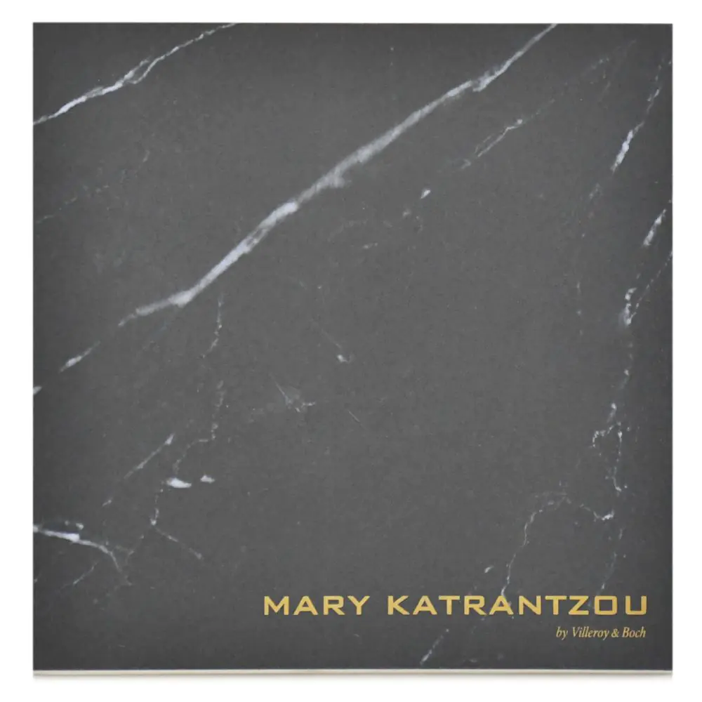 Wandfliese Dekor Villeroy & Boch 1222 MK9M Victorian black schwarz 20x20 cm I.Sorte