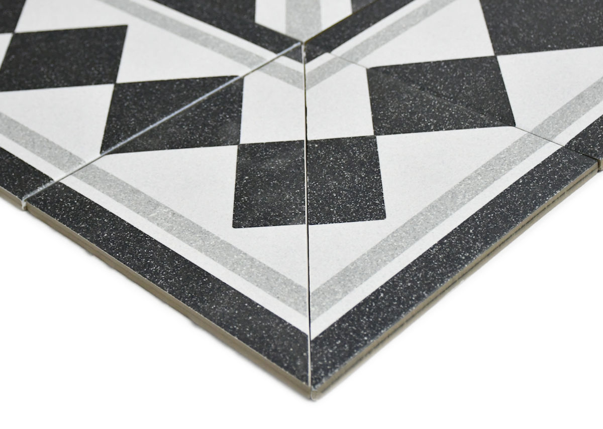 Bordüre Alt Mettlach 2.0 Gehrungsschnitt Beispiel