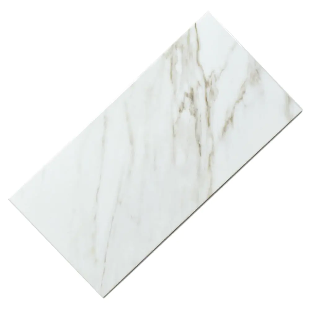 Wandfliese Cifre Caspio gold brillo gold weiß 30x60 cm I.Sorte