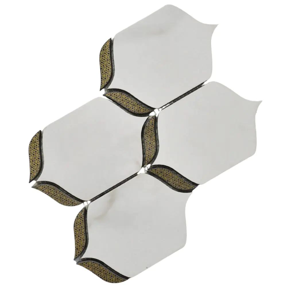 Wandfliese Dekor Villeroy & Boch 2045 ZN1P Nocturne white weiß 20x25 cm I.Sorte