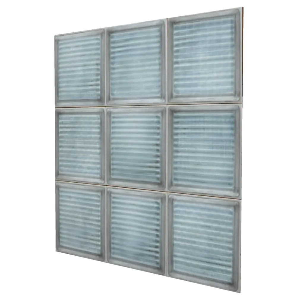 Wandfliese Iris Ceramica 563545 Glass Blocks azure blau 20x20 cm I.Sorte