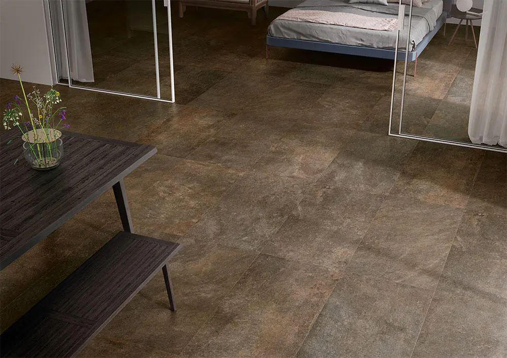 Bodenfliese Cercom Ceramiche 1076228 Absolute Stone ground braun 60x120 cm I.Sorte