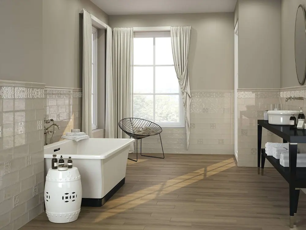 Wandfliese Cifre Bulevar ivory creme 10x30 cm I.Sorte Wandfliese Cifre Bulevar ivory creme 10x30 cm I.Sorte